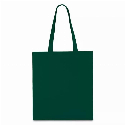 Эко-сумка цветная 240 г/кв.м с логотипом на длинных ручках